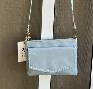 Hobo International Stroll ' Whisper Blue' Leder Umhängetasche/Armband - Bild 1 von 10