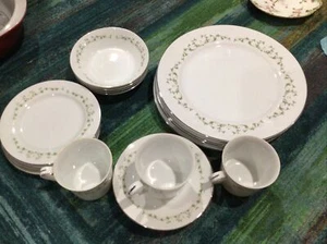 Vintage Sheffield ELEGANCE Set 4-10 1/4"Dinner,soup,bread Cups,saucer 502 Dishes - Picture 1 of 6