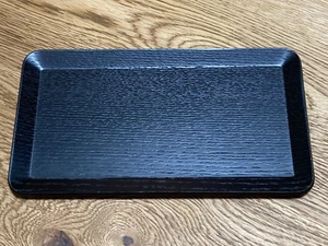 KINTO Place Mat 220×120mm Willow Black 22256 Tray from JAPAN - Picture 1 of 9