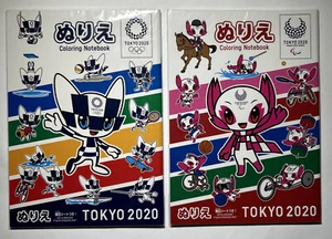 Brandneu Tokio 2020 Olympische Spiele Malbücher Miraitowa Someity Paralympic 2 Stück - Bild 1 von 5