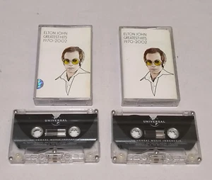 elton john - greatest hits 1970 - 2002 original indonesia double tapes rare - Picture 1 of 5