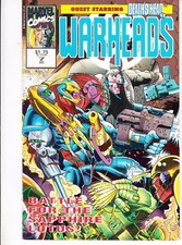 WARHEADS  #7 1992 MARVEL -G/S DEATH'S HEAD 'BATTLE FOR SAPPHIRE LOTUS'...NM-