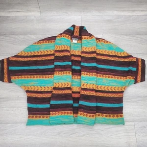 BILLABONG Designer's Closet Size MEDIUM Short Cardigan Short Sleeve Sweater Wrap - Picture 1 of 7