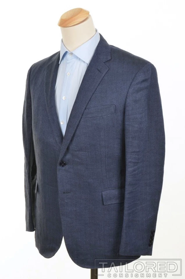 Blazer Abrigo Deportivo Chaqueta Ralph Lauren Black Label Azul Tweed Lino Para Hombre - 42 S Foto 1 de 4