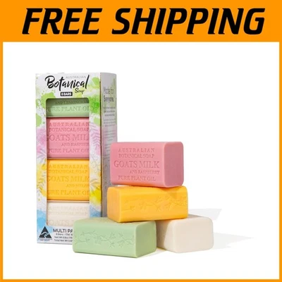 Organic Shea Butter Soap Bars - Lemongrass, Melon, Raspberry - Image 1 of 4