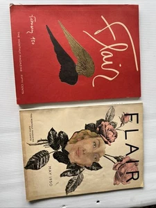 FLAIR MAGAZINE FIRST ISSUE FEB 1950 ART FASHION CULTURE Magazines - Picture 1 of 14