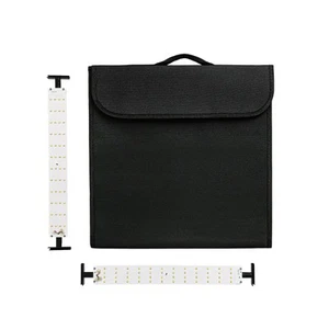 PDX 60x60 cm LED Fotobox, faltbar, 3-stufig, 4 Hintergründe, dimmbar - Picture 1 of 3