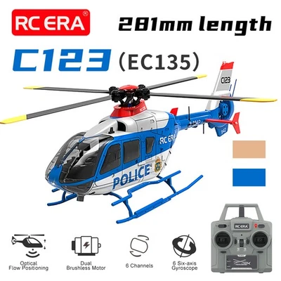 RC ERA EC135 Helicopter 6CH 6-axis Gyro Optical Flow Positioning 3D Rolling - Bild 1 von 4
