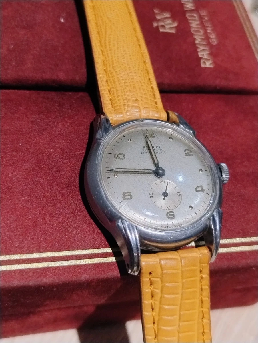 PIERCE 17JEWELS K18 ブラウンレザー アナログ時計 PIERCE 17JEWELS K18 ブラウンレザー アナログ時計 PIERCE 17JEWELS