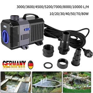 3000-12000l/h Teichpumpe SuperECO Bachlaufpumpe CTP Filterpumpe Teich TauchPumpe - Bild 1 von 35