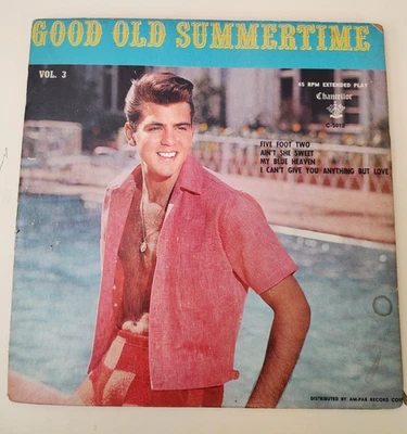 Fabian  GOOD OLD SUMMERTIME (ROCK EP 45) #5012 PLAYS VG+ TO VG++ - Image 1 of 4