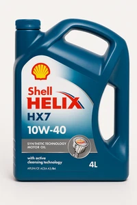 Shell Helix HX7 10W-40 4L Motor Oil | Semi Synthetic | API SN/CF ACEA A3/B4 - Picture 1 of 4
