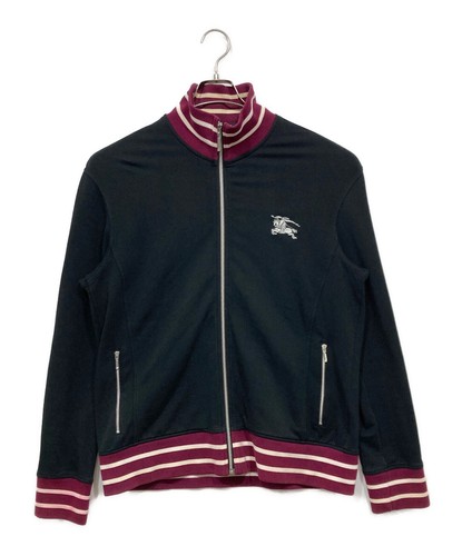 BURBERRY BLACK LABEL Giacca da pista nera taglia 3