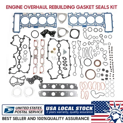 OEM Quality Engine Rebuild Gasket Seal Kit 079103383AQ For 2008-2015 Audi R8 - Imagem 1 de 4