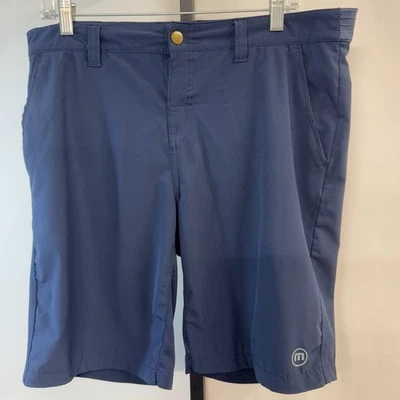 Pantalones cortos de golf Travis Mathew 36 azul activo de poliéster elástico para hombre Foto 1 de 4