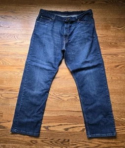 Wrangler Jeans Men's 40x30 Relaxed Fit Denim Flex Blue - Picture 1 of 13