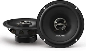 Alpine EL-E65-G EL-Series 6.5" 2-Way Coaxial Speaker Set 160W Peak 40W RMS - Picture 1 of 4