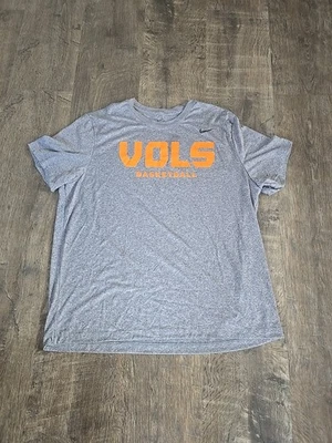 Camiseta gris de baloncesto Under Armour University Tenneessee Vols Volunteers M Foto 1 de 3