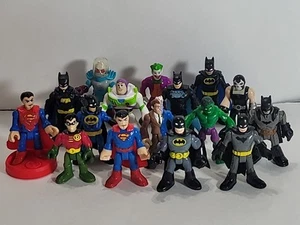 Fisher-Price Imaginext DC Super Friends Action Figures  16 LOT Batman & Villains - Picture 1 of 5