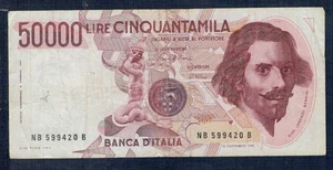 ITALIENISCHE REPUBLIK - Banknote 50.000 LIRE BERNINI 1984 - Gian 2 - Bild 1 von 2