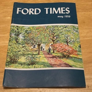 1959 May Press Proof Ford Times Magazine Bartram House Philadelphia Cover - Picture 1 of 24