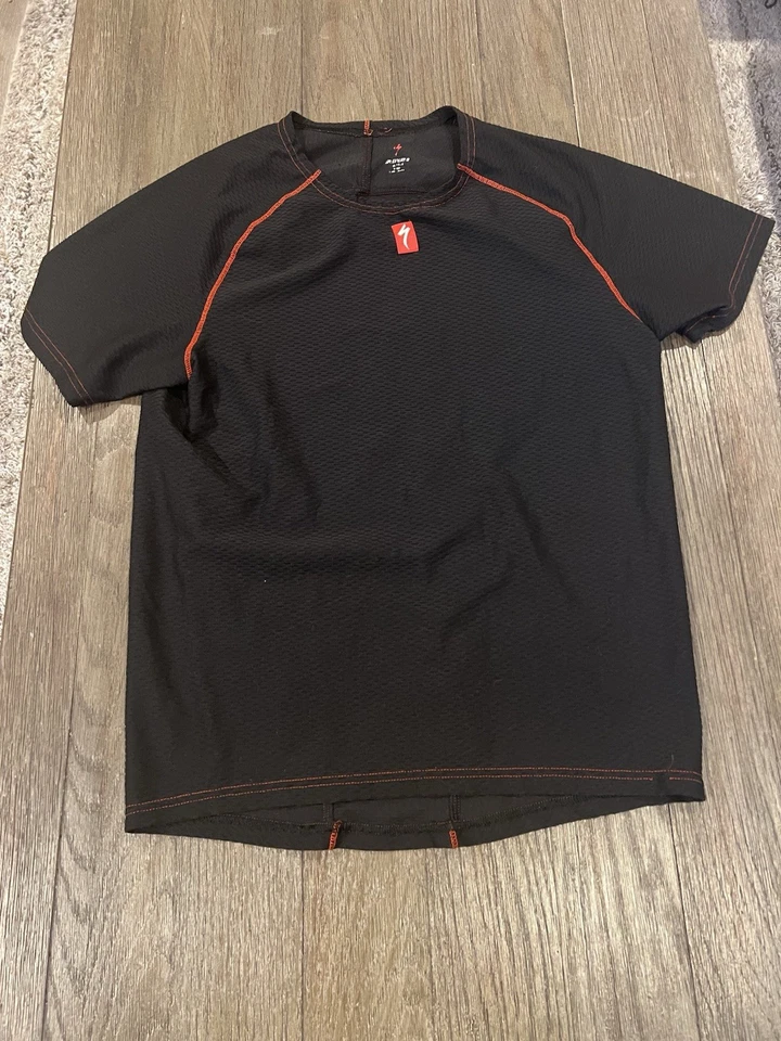 Camisa deportiva especializada para hombre malla negra grande Foto 1 de 1