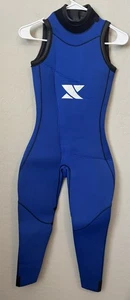 Xterra Women’s Medium Small  Triathalon Wetsuit Sleeveless Open Water Swim Blue - Picture 1 of 24
