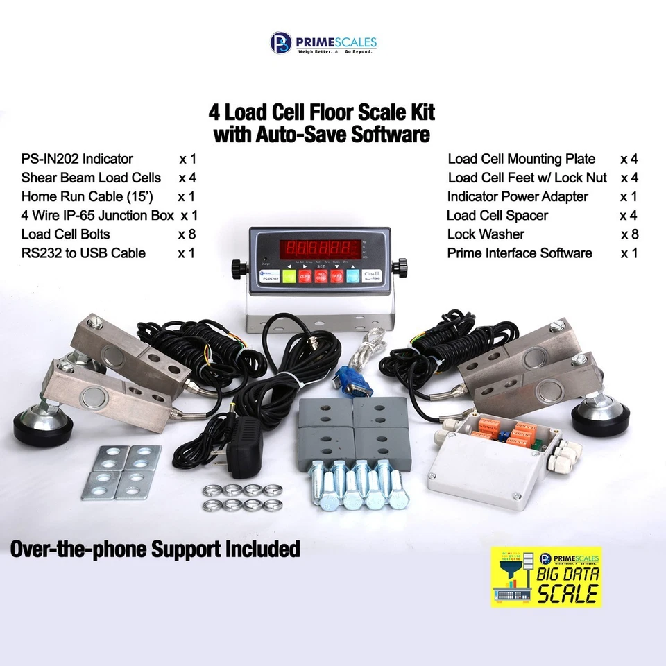 Nuevo Kit Báscula de Piso/Escala de Plataforma Celda de Carga Capacidad 2 T Foto 1 de 1