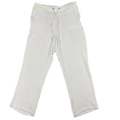 Pantalones C&C California Azul Pálido Algodón Gasa Pierna Ancha Mujeres XL Playa Ropa de Salón Foto 1 de 4