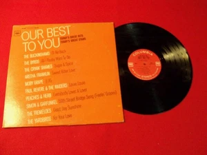 "OUR BEST TO YOU" 60'S COMPILATION LP ON CLASSIC ROCK FOLK VINTAGE VINYL! DYLAN! - Picture 1 of 9