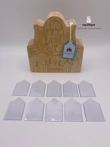 Nuevo - 10x Protector de etiqueta colgante Jellycat a medida - Imagen 1 de 4