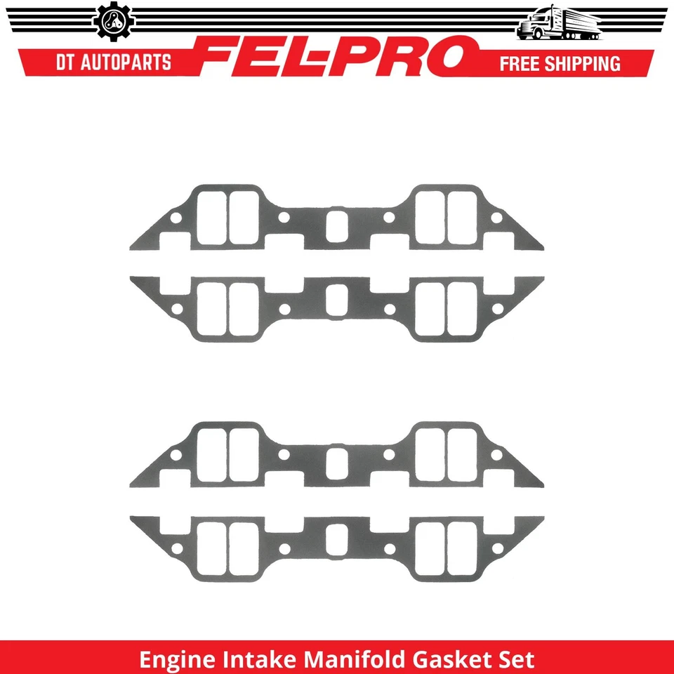 For 1967-1974 Monteverdi 375 7.2L Eng Intake Manifold Gasket Set Lower Fel-Pro - Image 1 of 1