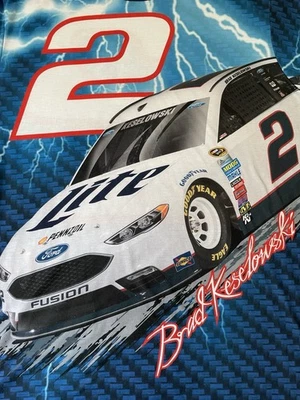 Team Penske BRAD KESELOWSKI Shirt All Over Print Lightning Storm Mens Size XL - Image 1 of 4