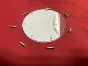 Yamaha Banshee 350 ATV Stator Cover Clear Lexan Lens Only 7 Hole Pattern - Picture 1 of 4