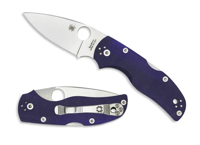 Cuchillos Spyderco Native 5 Lockback azul medianoche G10 S110V acero inoxidable C41GPDBL5 Foto 1 de 4