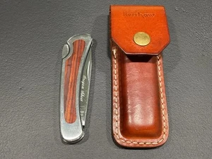 USED KERSHAW MODEL 2050 JAPAN RANCHER FOLDING KNIFE (has Engraving) - Picture 1 of 8