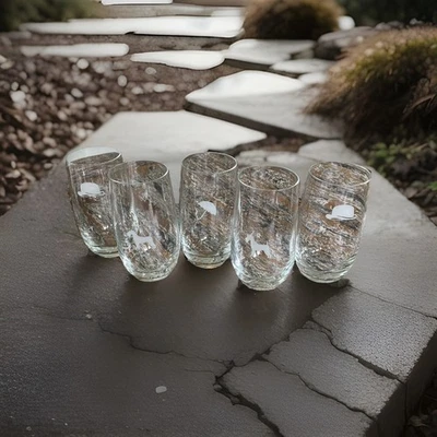 Royal Doulton "Pop in for Drinks" Juego de 5 vasos Highball Scotish Terrier Hat Foto 1 de 4