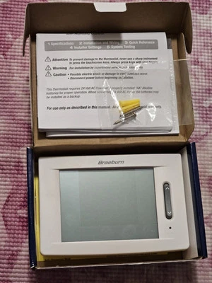 BRAEBURN 6400 5-2 DAY OR NON- PROGRAMMABLE TOUCHSCREEN HYBRID THERMOSTAT - Image 1 of 4