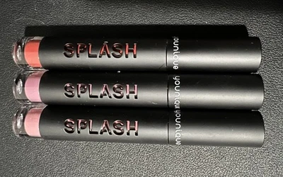 Younique MOODSTRUCK SPLASH Batom Líquido Feito nos EUA NOVO NA CAIXA - Inclui Todos os Três! - Imagem 1 de 3