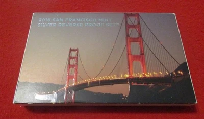 2018-S SILVER REVERSE Proof Set 10 piece set NIB with COA  OGP         #MF-T5883 - Image 1 of 4