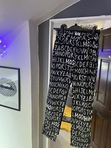 moschino alphabet jeans