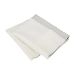Juego de funda de almohada ultra suave transpirable moderna mezcla de algodón a rayas cabaña de 2 piezas - Imagen 1 de 7