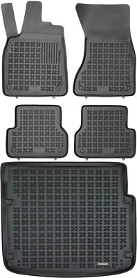 Rezaw-Plast Rubber Car Mats for 2010-2017 Audi A7 Floor Mats & Cargo Mat Custom Foto 1 de 4