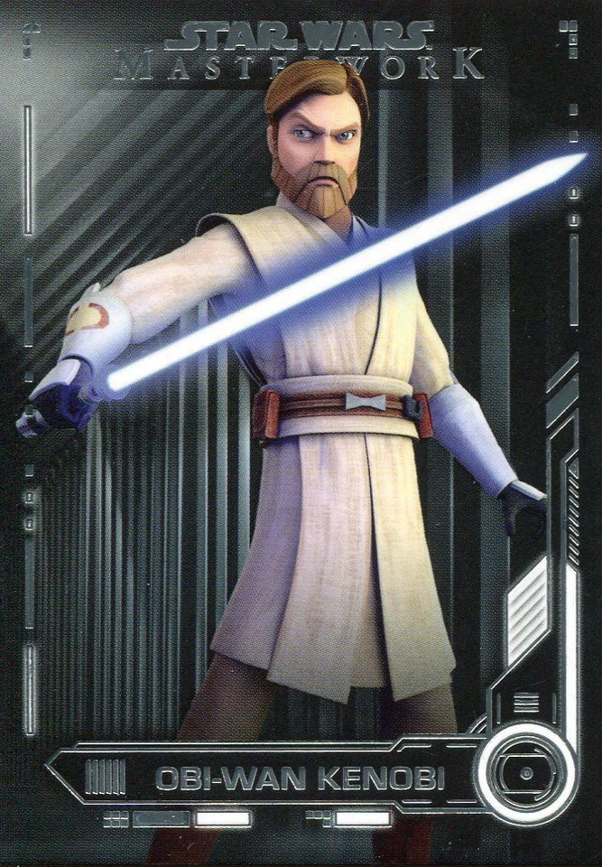 Star Wars Masterwork 2019 Base Card #63 Obi-Wan Kenobi - Image 1 of 1