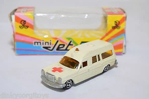 NOREV MINI JET MERCEDES BENZ AMBULANCE VN MINT BOXED RARE RARE RARE - Picture 1 of 7