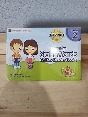 Meet the Sight Words-Level 2-Easy Reader Books-Boxed set of 12 books-New Sealed - Image 1 of 4