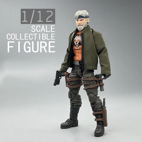 1/12 Scale Soldiers Clothes Accessories Special Forces Jacket Coat F 6" Body Cover