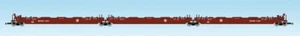 USA Trains G Scale R17165 - BNSF CIRCLE LOGO INTERMODAL 3 UNIT SET NO CONTAINERS - Picture 1 of 1