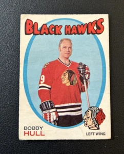 1971 OPC Hockey #50 Bobby Hull Black Hawks HOF GEKNICKT - Bild 1 von 4