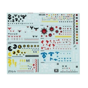 ORKS CLANS Ork Transfer / Decal Sheet 40K - Picture 1 of 1